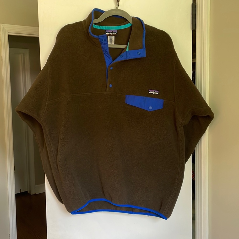 Mens Brown Patagonia Pullover